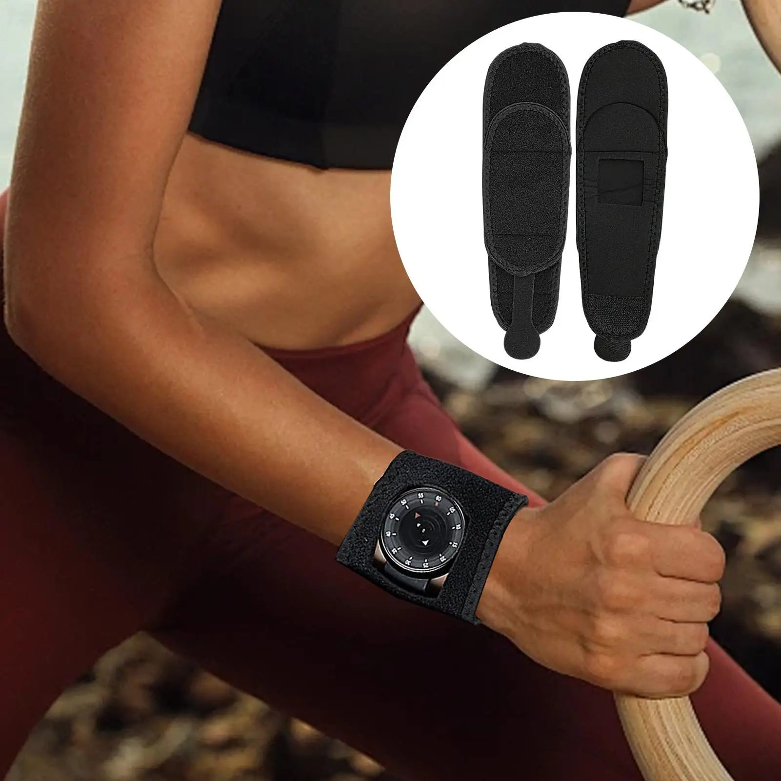 時計バンドカバー メンズ用時計バンドカバー 内蔵クッション構造 汗防止ラップ ランニング用 女性 男性 ワークアウト サイクリング
