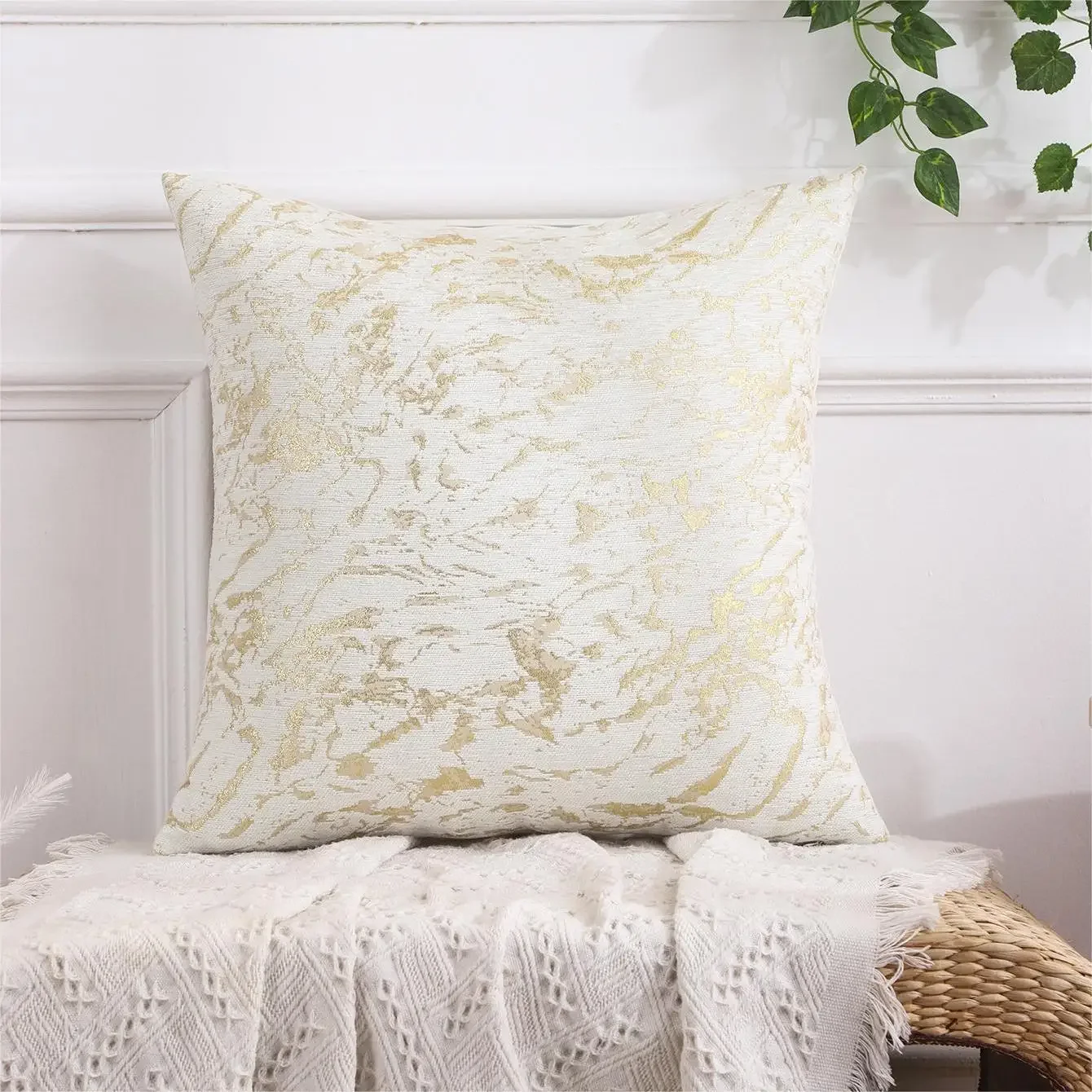 الشنيل غطاء الوسادة لينة رمي وسادة تغطي مربع كيس وسادة فاخر مخيط حافة الأريكة أريكة غرفة المعيشة ديكور المخدة