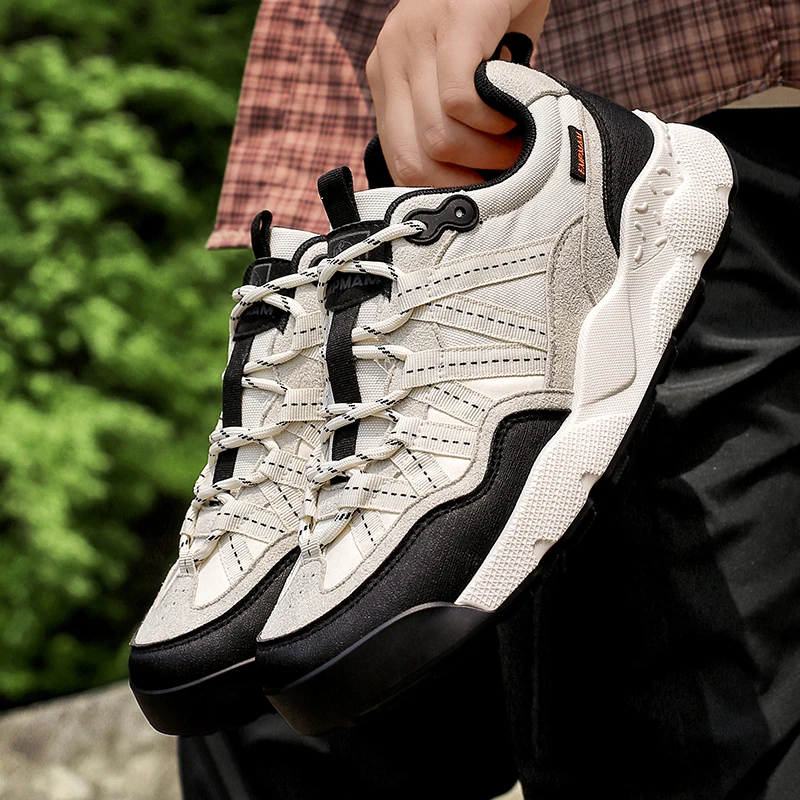 

2026 Outdoor Summer Couple Sports Shoes Comfortable Thick Bottom Non Slip Hiking Shoes Casual Breathable Mesh Sports Shoes