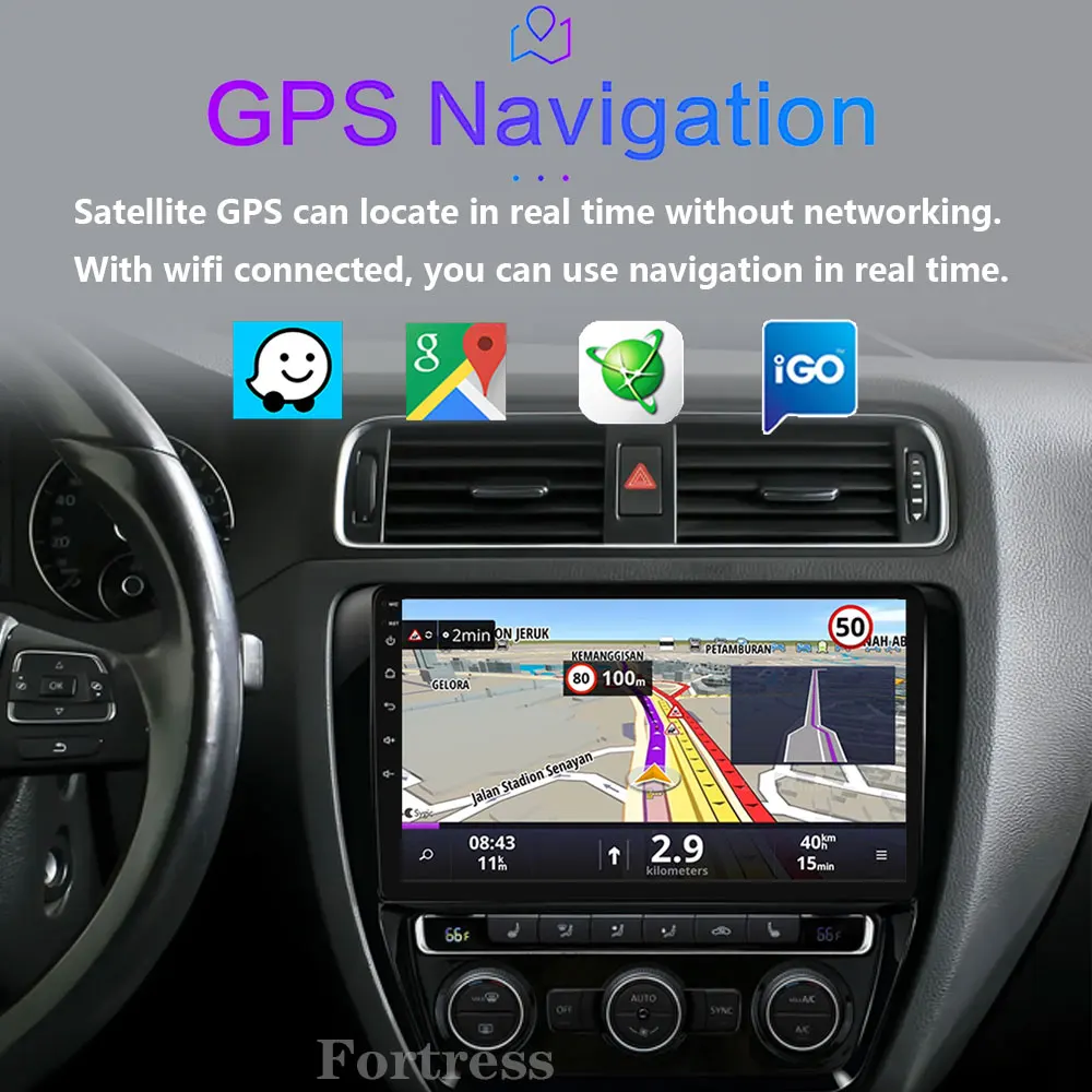 Radio de coche 2 Din para Volkswagen VW Sagitar Jetta 6 Bora 2011 - 2018 Android 12 reproductor de vídeo Multimedia GPS Carplay Auto 4G estéreo