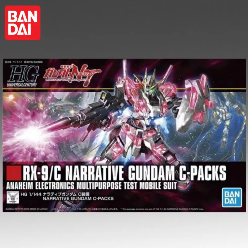 

in stock BANDAI Original GUNDAM MODEL HGUC 1/144 Narrative Gundam C-Packs action figure Model Doll Brand New Boxed toys Model