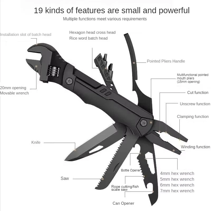 Multifunctional Adjustable Wrench Tool Loose Wrench Special for Hardware Faucet Tools Set  Wrench Set