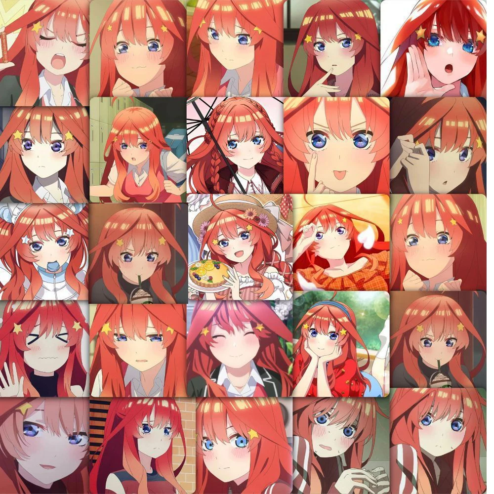 

10/30/59pcs Girls Nakano Itsuki Anime Stickers The Quintessential Quintuplets Cartoon Sticker Kawaii Characters Decal Waterproof