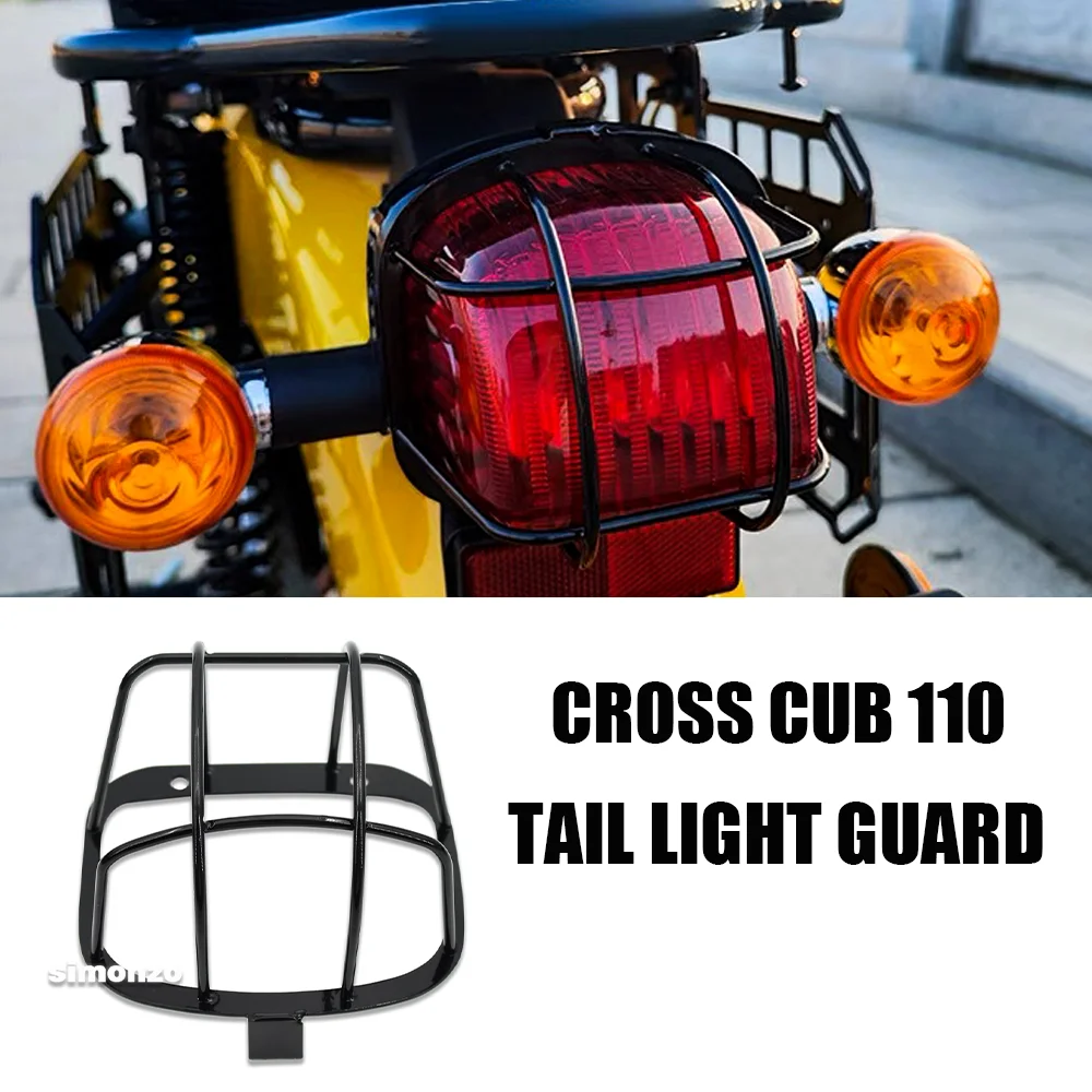 

For Honda Cross Cub 110 CC110 CC 110 Motorcycle Accessories Tail Light Guard Light Protection Grille Taillight Cover