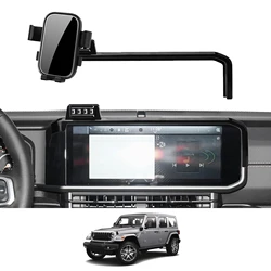 Car Mobile Phone Holder for Jeep Wrangler 2024 2025 GPS Bracket Navigation Stand Auto Accessories
