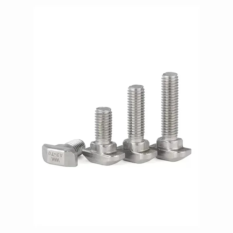 

Nickel Plated T Bolt Carbon Steel T-Shaped Screw M6 M8 Fastener