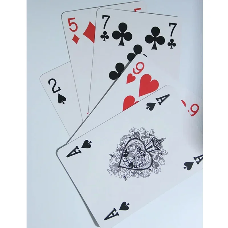 Mixed Cards to Straight (Large) Magic Tricks Stage Illusions Gimmicks Mentalism Magia Prop Card Change Card Transform into Flush