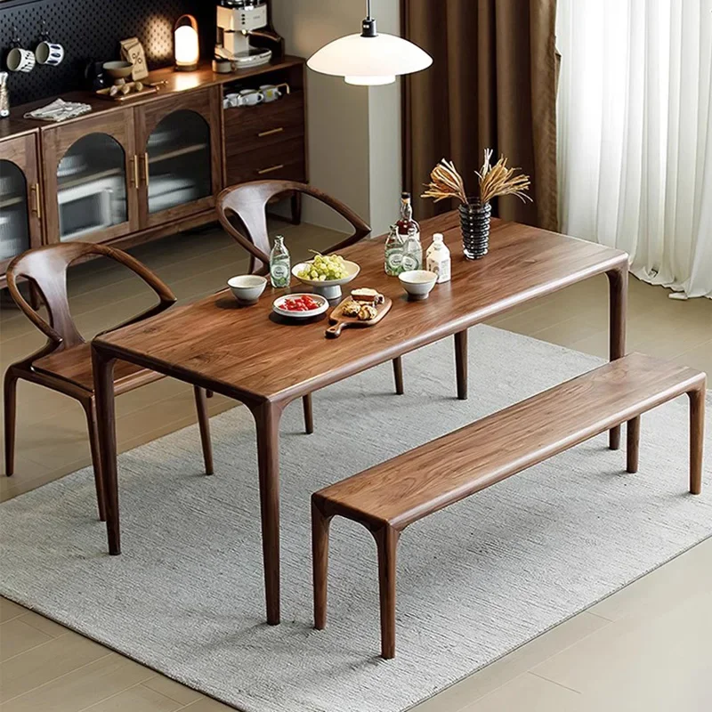 

Kitchen Table Furniture Dining Room Set Restaurant Tables Dinning Sets Home Kitcjen Small Light Luxury Table Basse Dinner Wooden