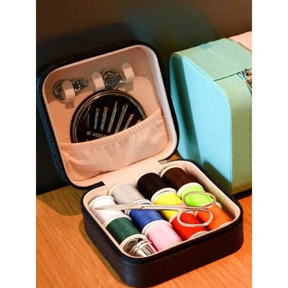 

Портативный набор для рукоделия для домашнего использования, многофункциональный ящик для хранения швейных принадлежностей для девочек, студенток, высококачественная сумка для швейных принадлежностей