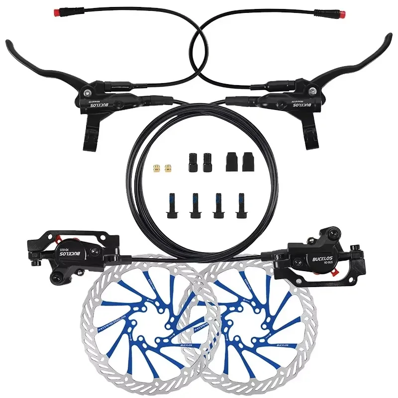 2-zuiger e-bike schijfremset Power Off fiets hydraulische schijfrem E-scooter Power Control Shifter fietsremmen 160 rotoren