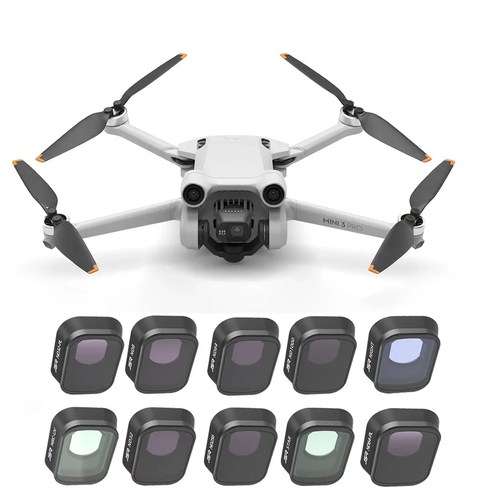 Aluminum Alloy Filter Lens MCUV CPL Star Night ND ND8 ND16 ND32 ND64 ND256 ND1000 For DJI Mavic Mini 3 Pro Drone Accessories