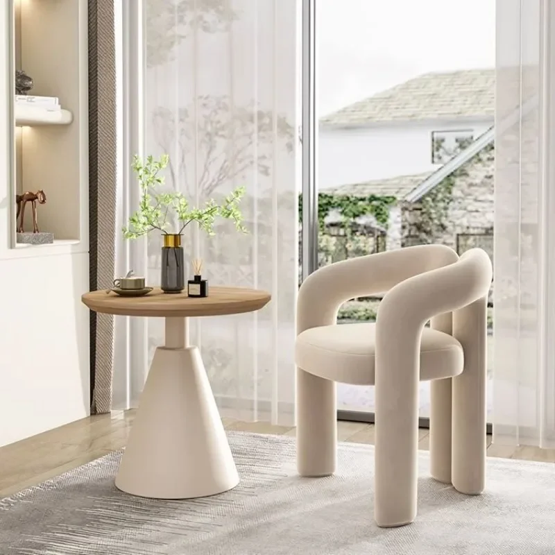 

Cream style small coffee table family living room sofa side table small unit balcony bedroom corner table