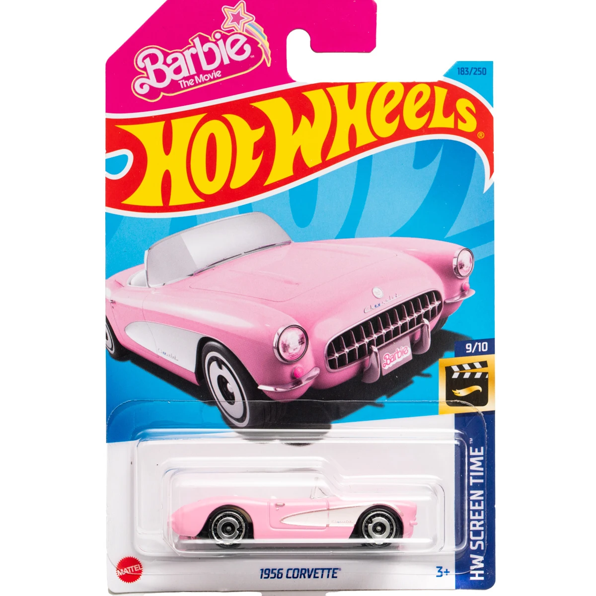 Hot Wheels Barbie The Movie GMC Hummer EV 1956 Corvette Pop Culture 65 Corvette C8.R Kool Kombi Volkswagen 1/64 Diecast Car Toy