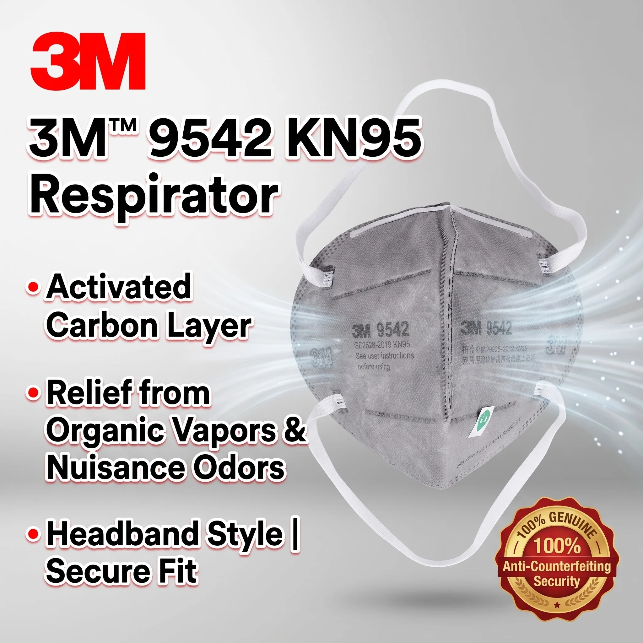 3m-9542-kn95-activated-carbon-dust-respirator-safety-protective-charcoal-filter-particulate-work-industrial-disposable-mask