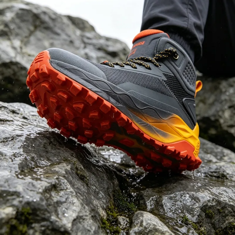 2026 New Trend Outdoor Men Shoes Unisex Trekking Shoes Men Wearable Mountain Hiking Shoes Men Top Quality Climbing Shoe For Man