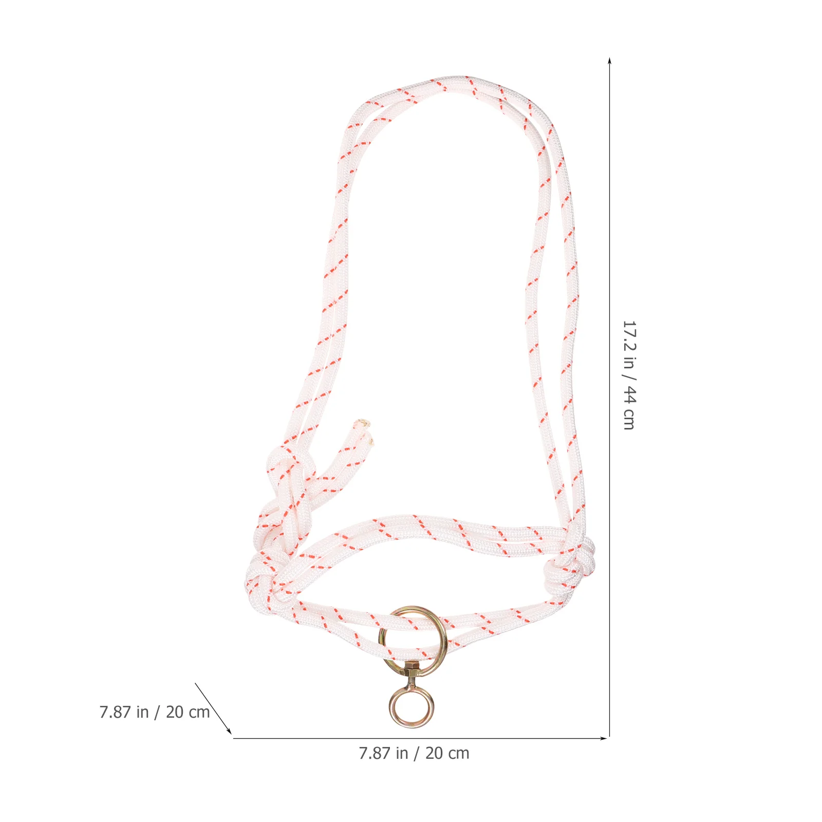 الرسن الثقيلة ارتداء مقاومة البقرة الرسن لتدريب الماشية المحمولة خفيفة الوزن مزرعة حبل العملي Bridle ل #6