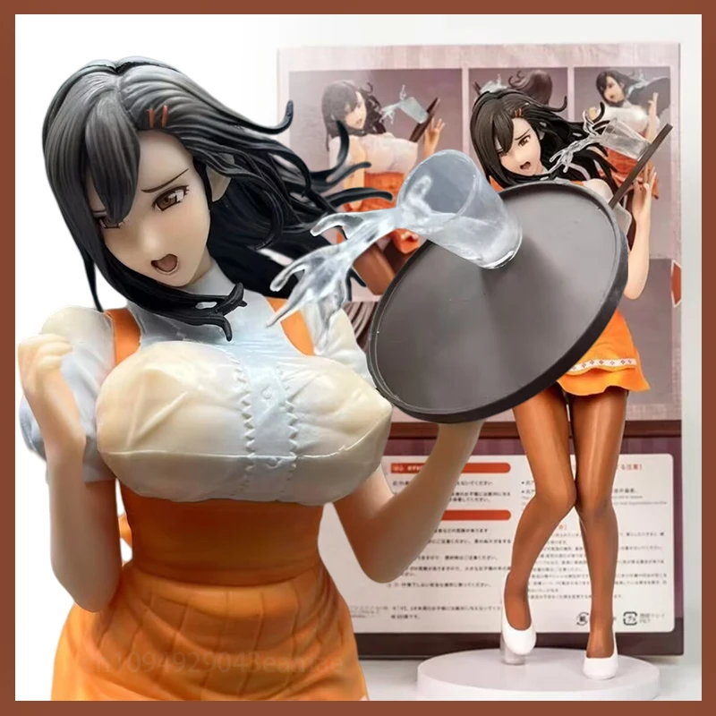 

In stock anime character waitress Hitomi 29cm car mounted Lamp model Sexy doll statue original collection Adult Birthday Gifts