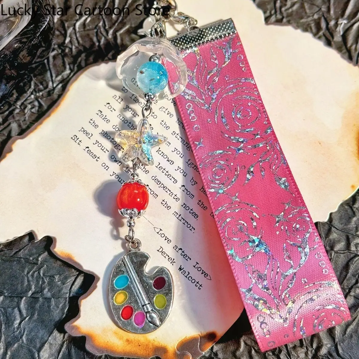 الحب والفضاء العميق رافاييل أنيمي تأثيري حزام الهاتف قلادة المفاتيح حزمة قلادة الهاتف المحمول الحبل هدية الهالوين