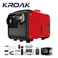 KROAK 5-8KW 12V Diesel Air Heater All in One Car Parking Diesel with LCD Switch For Car Truck Boat RV 24V Parking Diesel Heater
