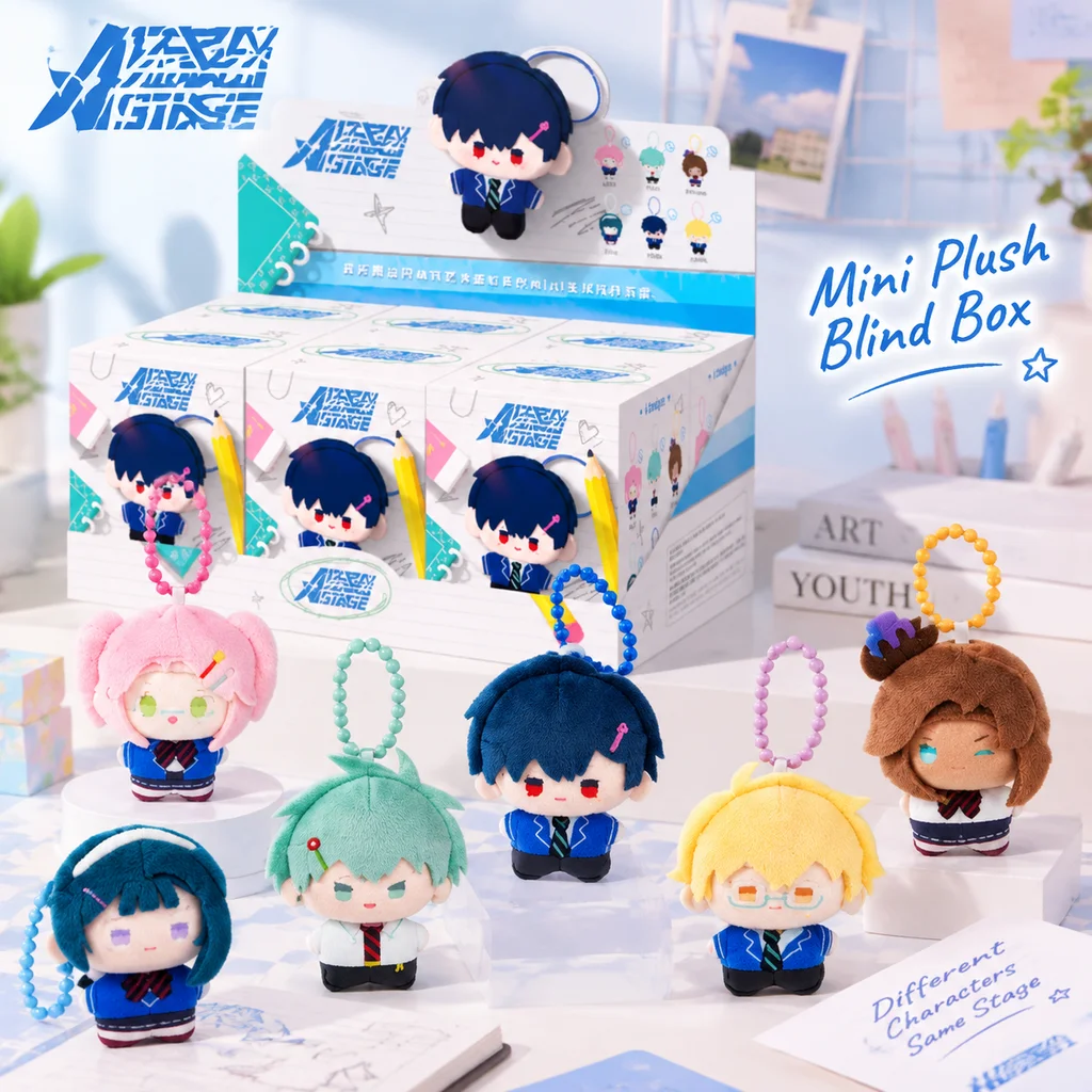Manyufan Alien Stage Anakt Arts High School Mystery Blind Box Soft Mini Plush Figure Backpack Hanger Cute Anime Fan Surprise Gif