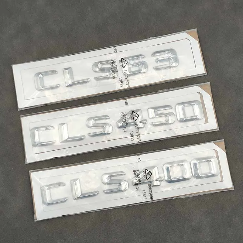 3D ABS Car Rear Trunk Emblem Badge Letters Sticker For Mercedes AMG CLS 63 260 320 400 450 600 4MATIC C219 C218 W218 Accessories - Image 4