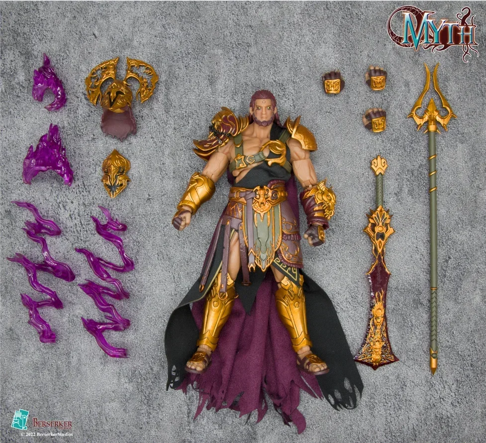 En STOCK Shinfu Toys Berserker Studios 1/12 figura de acción mito dioses Zeus Hades Poseidon Anime modelo para regalo