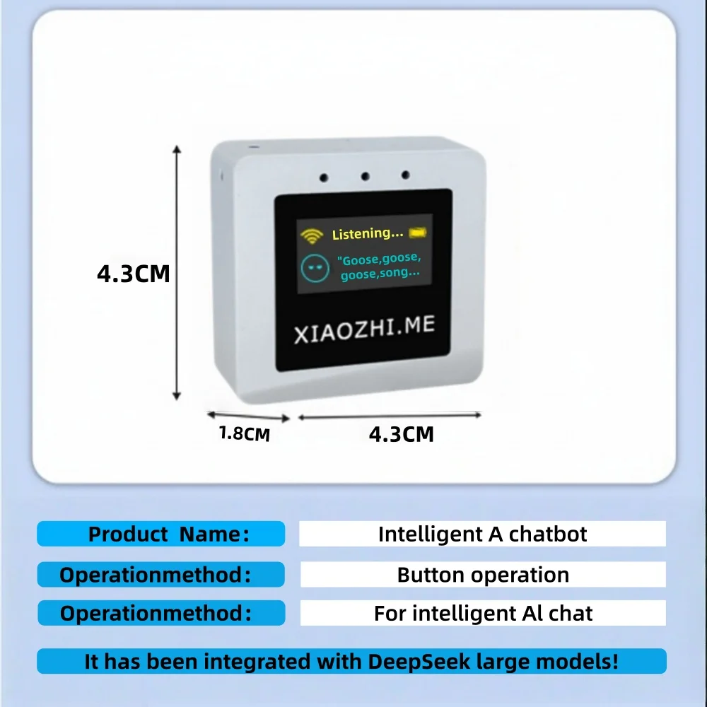 New Xiaozhi AI Intelligent Robot for Companion Story Telling Deepseek C3 Chat Emotional Pets Trendy Gift for 14+ view 6