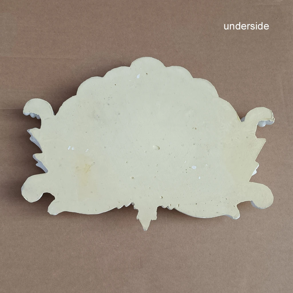 Polyurethane Lintel Badge Decoration Classic European Style PU Wall Moulding Decor Fireplace Portal Decorative Element Ornament