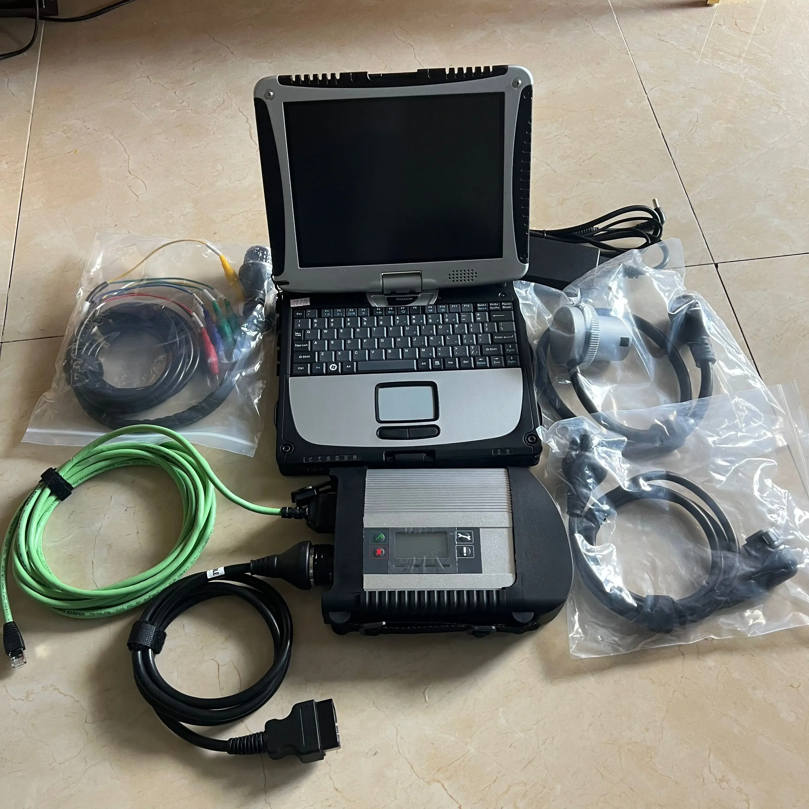Super Doip MB Star C4+ Latest Software 2023-09 HDD 320GB in CF-19 Laptop MB SD Connect Diagnostic Tool Ready to Use