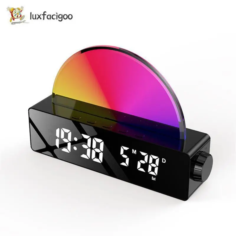 High Quality Electronic Alarm Clock With Sleep Accompanying Function Wake Up Clock Home Decoration Tools Mirror Alarm Clock New
