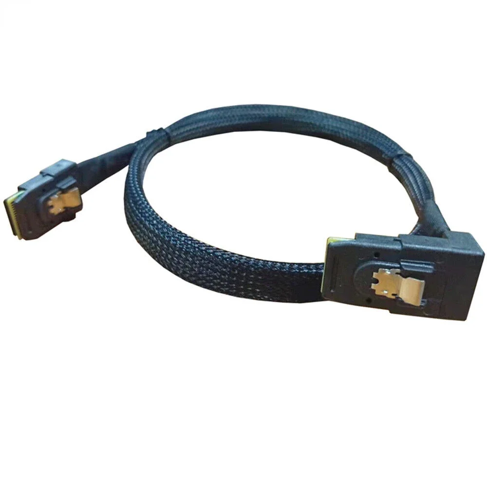 MINI SAS SFF-8087 To 90-degree SAS SFF-8087 server high-speed connection Cable