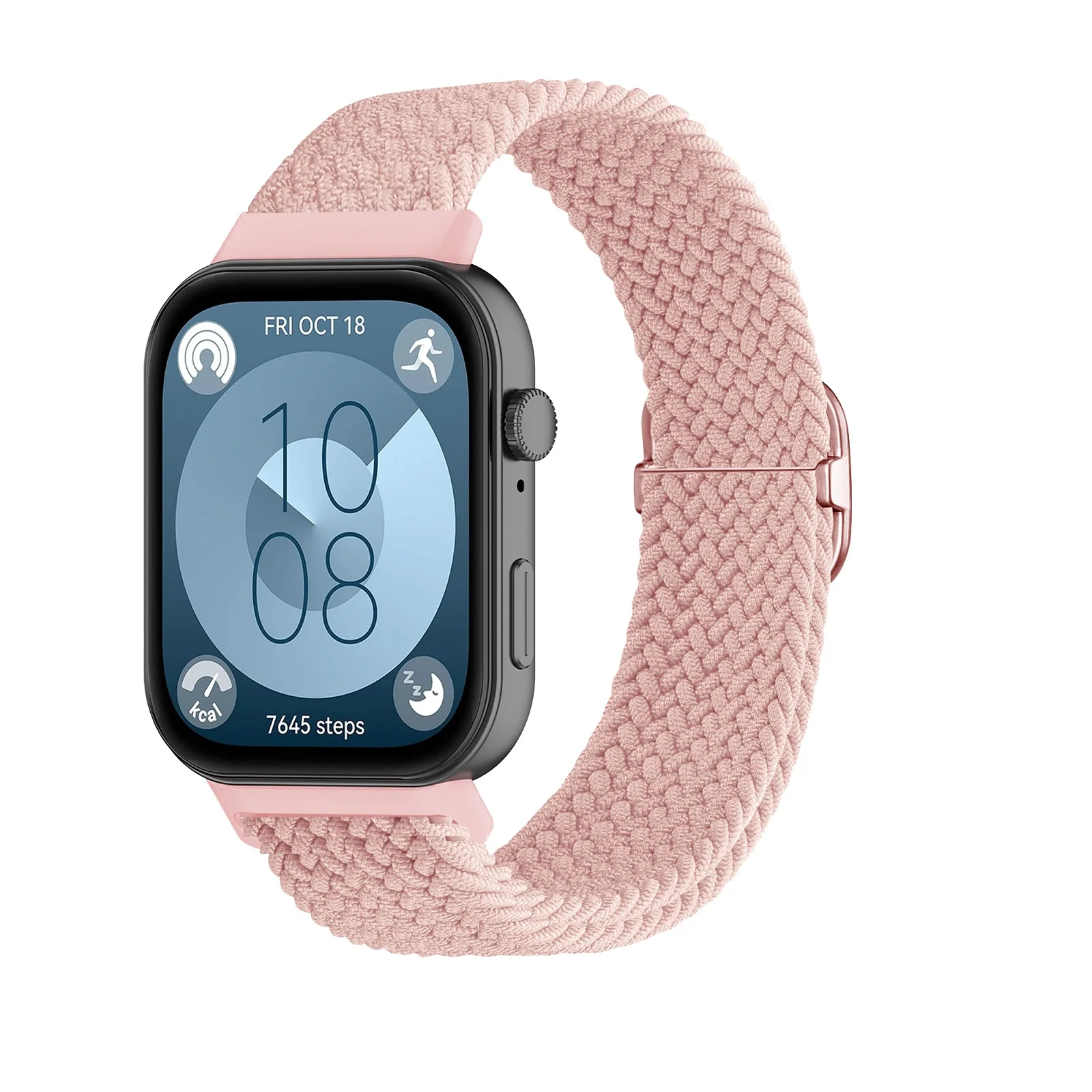 22mm Strap Slip Braid Woven Watch Band For Huawei watch FIT3 Braided Clasp Sports Replace Wristband Smart  Bracelet Accessories