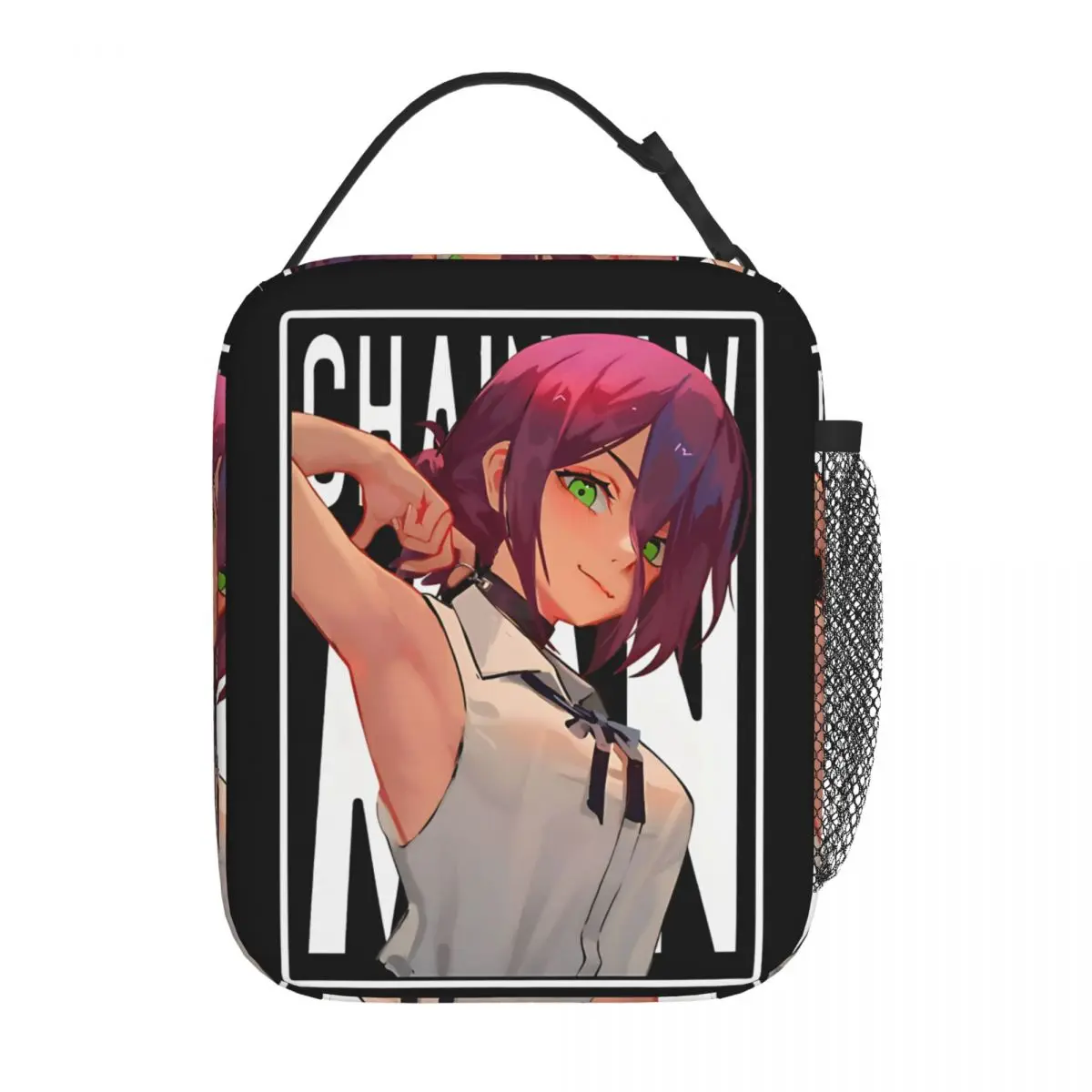 Chainsaw Man Reze Insulated Lunch Bags Cooler Bag Lunch Container Anime Movie High Capacity Lunch Box Tote College Picnic