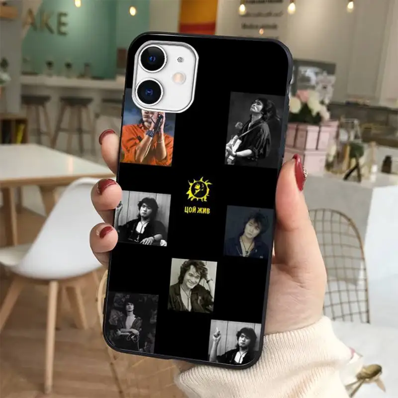 Yinuoda Viktor Tsoi Phone Case for iPhone 11 12 13 mini pro XS MAX 8 7 6 6S Plus X 5S SE 2020 XR cover