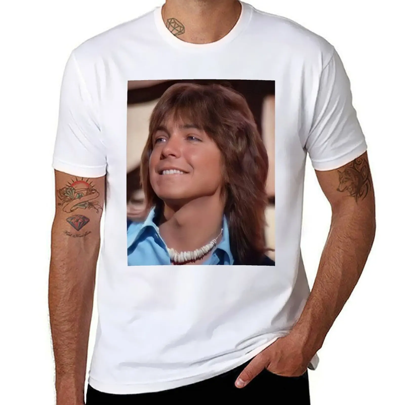

david cassidy T-Shirt man t shirts high quality luxury brand t shirt man designer t shirt man plain T-shirt