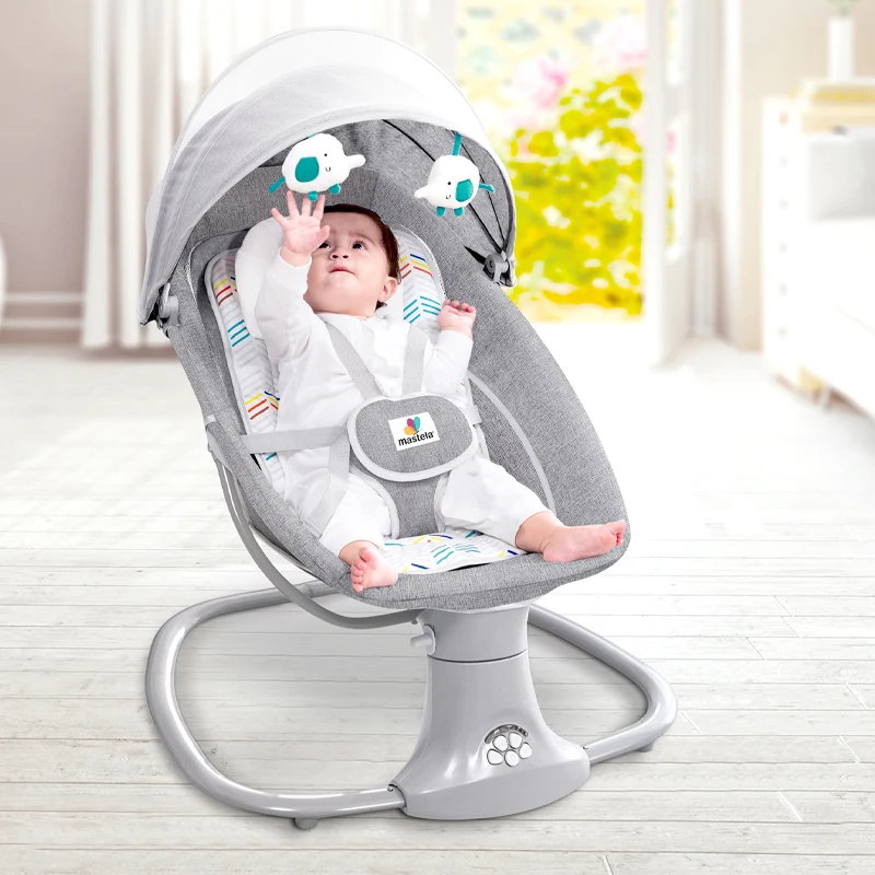 3-In-1 Electric Portable Baby Seat Swing Rocker and Trampoline Seat