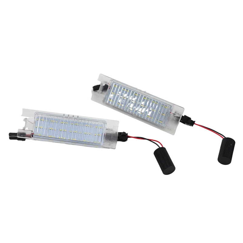 2Pcs Canbus LED License Plate Light For Fiat Bravo Argo Grande Punto Evo Siena 500L Doblo Croma Marea Seicento Tipo Multipla