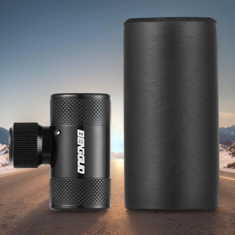 مضخة دراجة محمولة مع أكمام معزولة مضخة دراجة صغيرة شريدر وصمام منفاخ إطارات دراجة CO2 لدراجة الطريق الجبلية #2