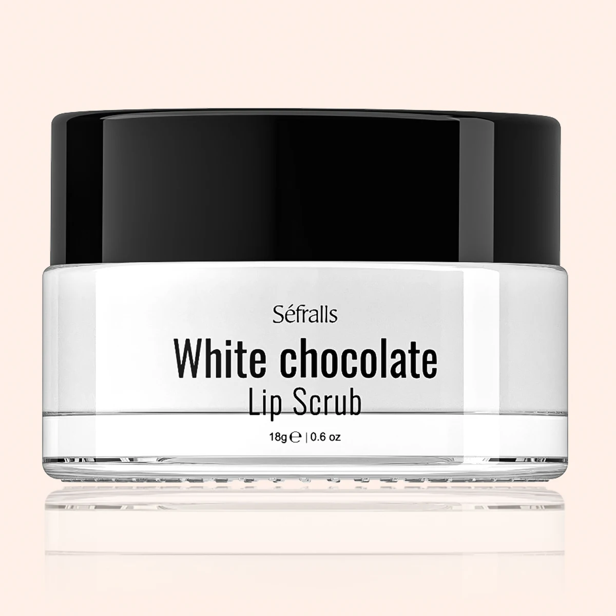 Séfralls White Chocolate Lip Scrub lipstick Care Gentle Repair, Replenish, Exfoliate, Skin Exfoliate and Fade Lip Lines 18g