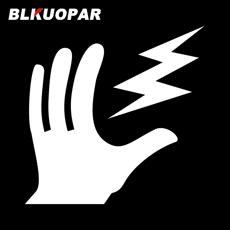 BLKUOPAR Touch Lightning Car Stickers Sunscreen Vinyl Decals Scratch-Proof Car Accessories Windows Helmet Decor Car Goods
