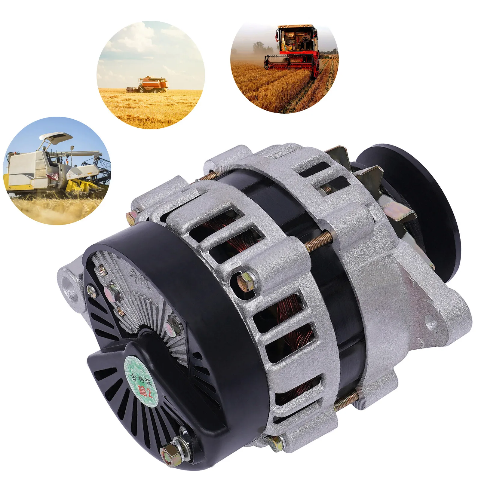 24V 2000W Brushless Permanent Magnet Generator Low RPM PMA Alternator Pure Copper for Tractor Tricycle Charging