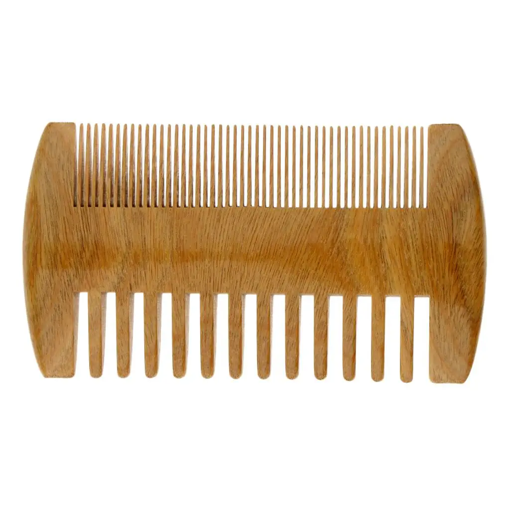 Wooden Wide Tooth Detangler Brush Sandalwood Comb for Women’s Hair Styling and Scalp Massage Tools
