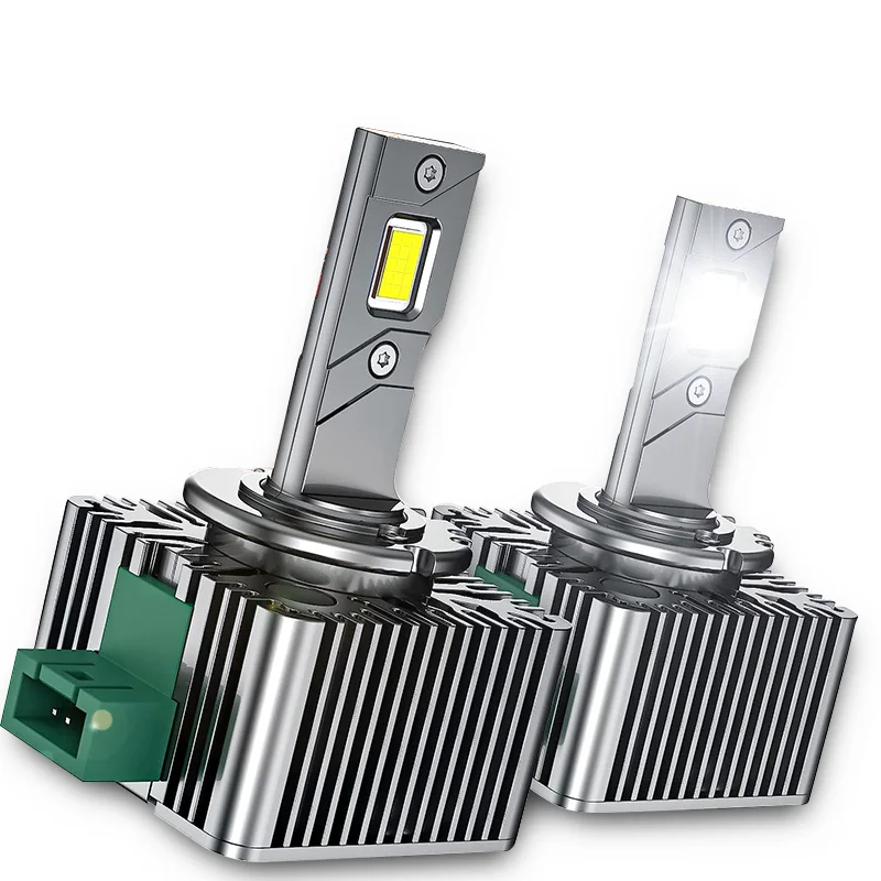 

2 шт. D3S светодиодные фары HID D1S D8S D1R D3R Turbo LED 150000LM двусторонний чип CSP 6500K 160 Вт Plug & Play 12 В 24 В