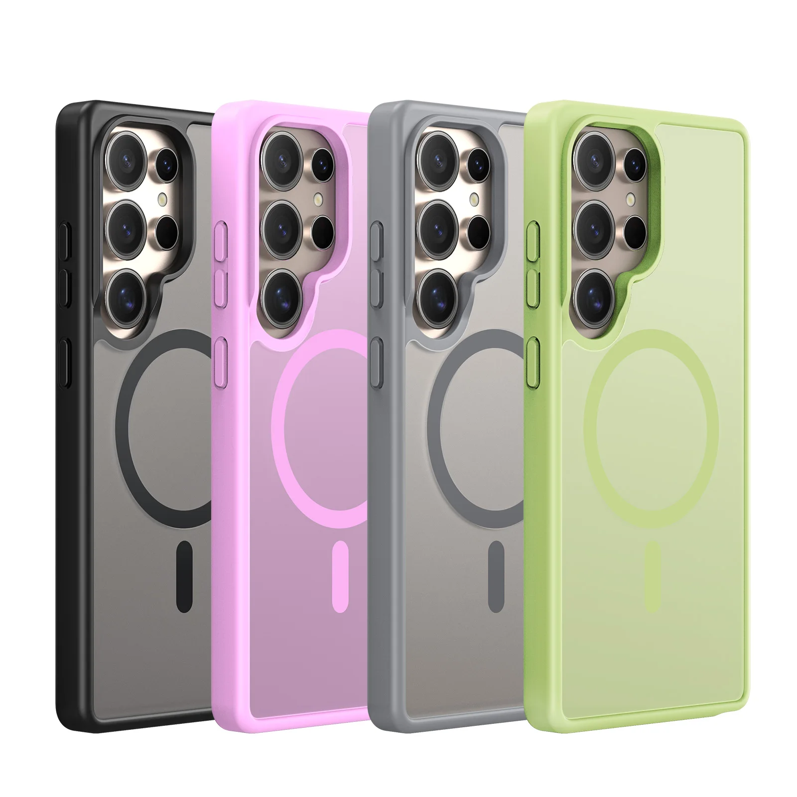 Etui DUX DUCIS do Samsung Galaxy S25 Ultra, S25 Plus, S25 z magnetyczną, wielokolorową tylną obudową, obsługuje ładowanie magnetyczne