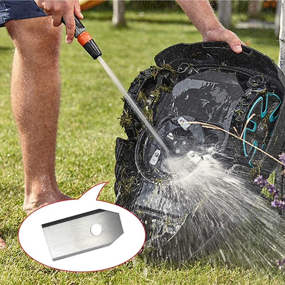 18-150 قطعة شفرات قطع العشب من الفولاذ المقاوم للصدأ مع المسمار لـ Husqvarna Automower/Gardena شفرات جزازة العشب الآلية #5