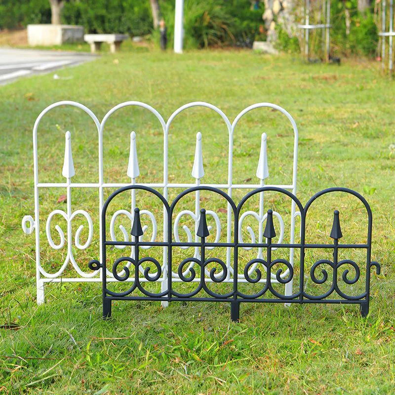 Decorative Garden Fence Bendable Outdoor Landscape Fence Folding Plastic Flower Bed Lawn Fencing Barrier Garden Yard Home Decor