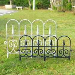 Decorative Garden Fence Bendable Outdoor Landscape Fence Folding Plastic Flower Bed Lawn Fencing Barrier Garden Yard Home Decor