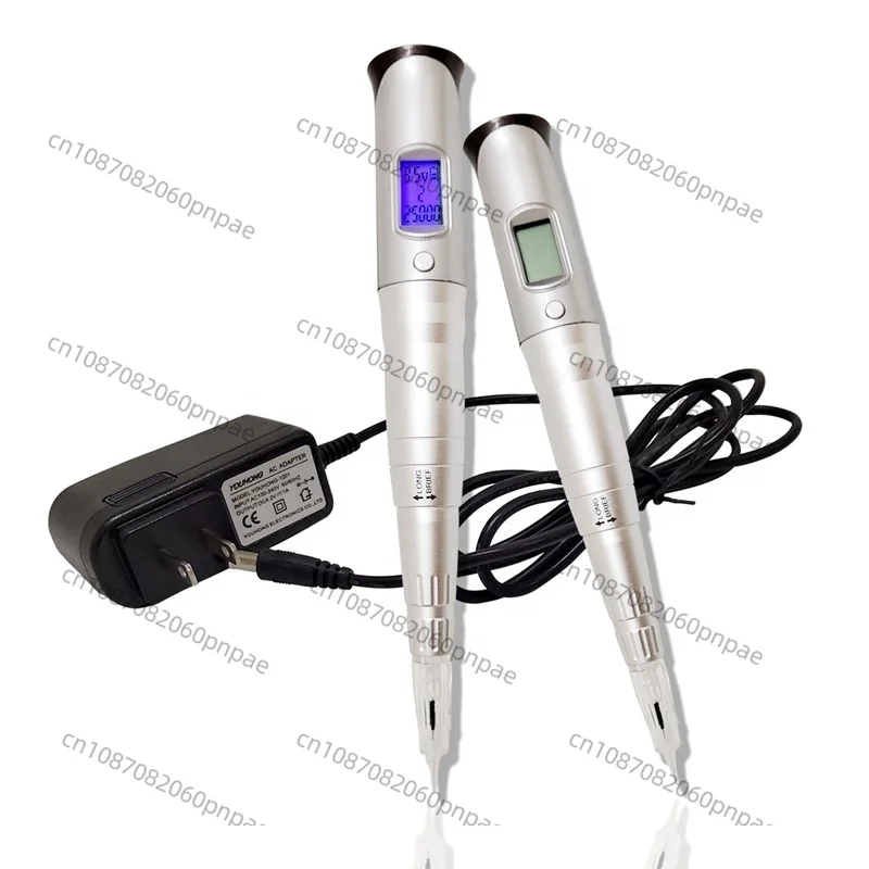 Stylo de tatouage permanent multifonctionnel argenté, machine à tatouer pour les yeux, Berlin