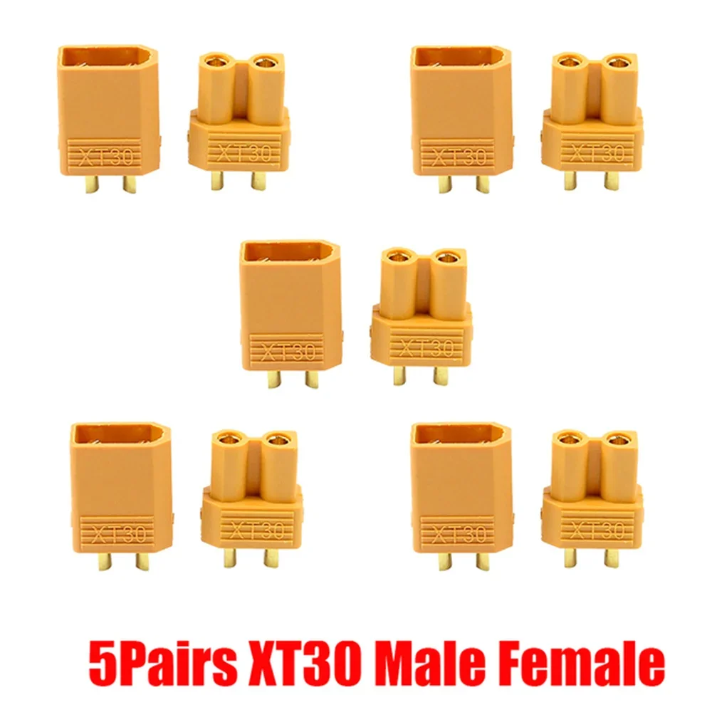 In Stock 4/10/20pcs XT60 XT-60 Male Female XT30 XT-30 Bullet Connectors Plugs For RC Lipo Battery RC Drone Airplane accessories