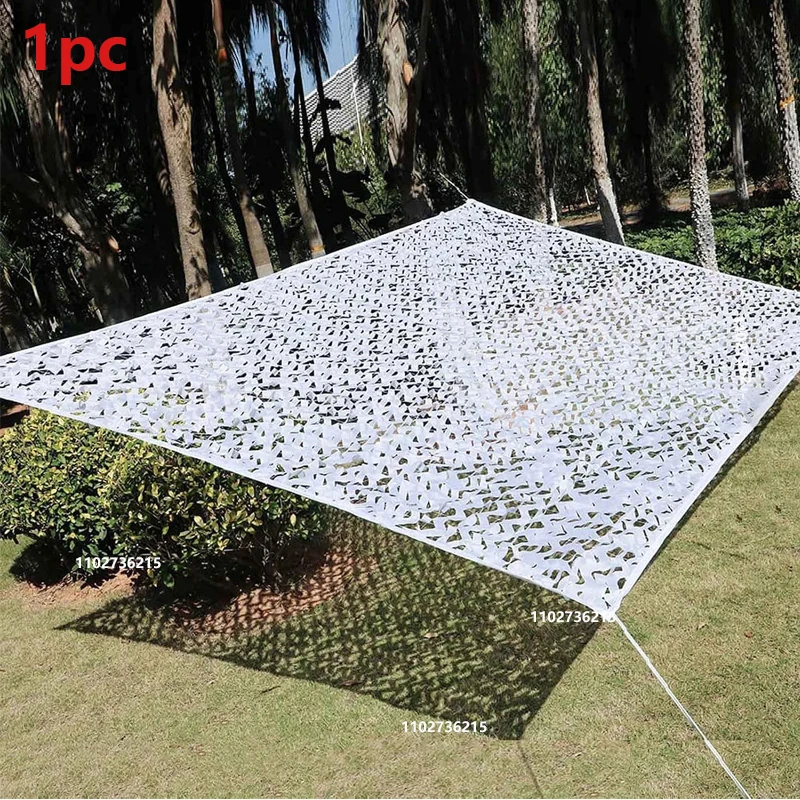 Double-Layer Camouflage Netting, Military-Style Camouflage Netting, Suitable for Use as balcony Shade Netting or for Camping